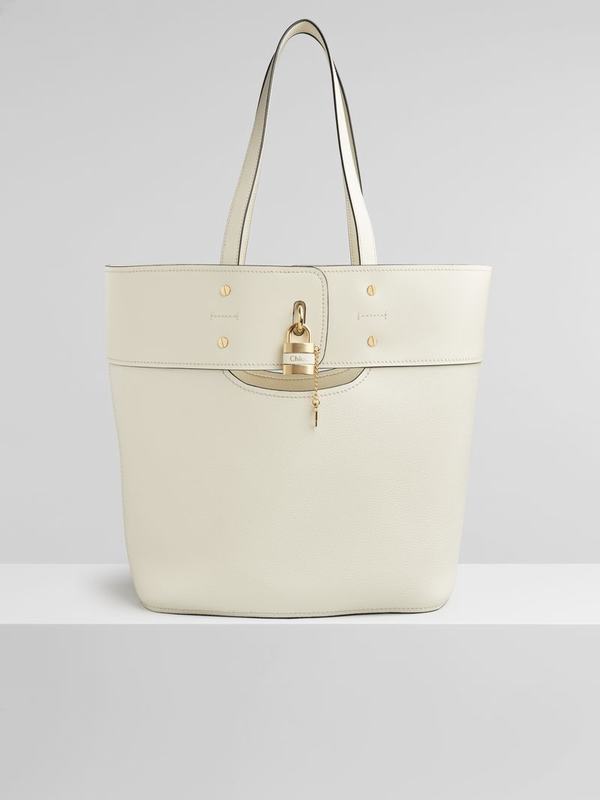 Chloé Tote Mujer Aby Blancas Cuero EDIU35498